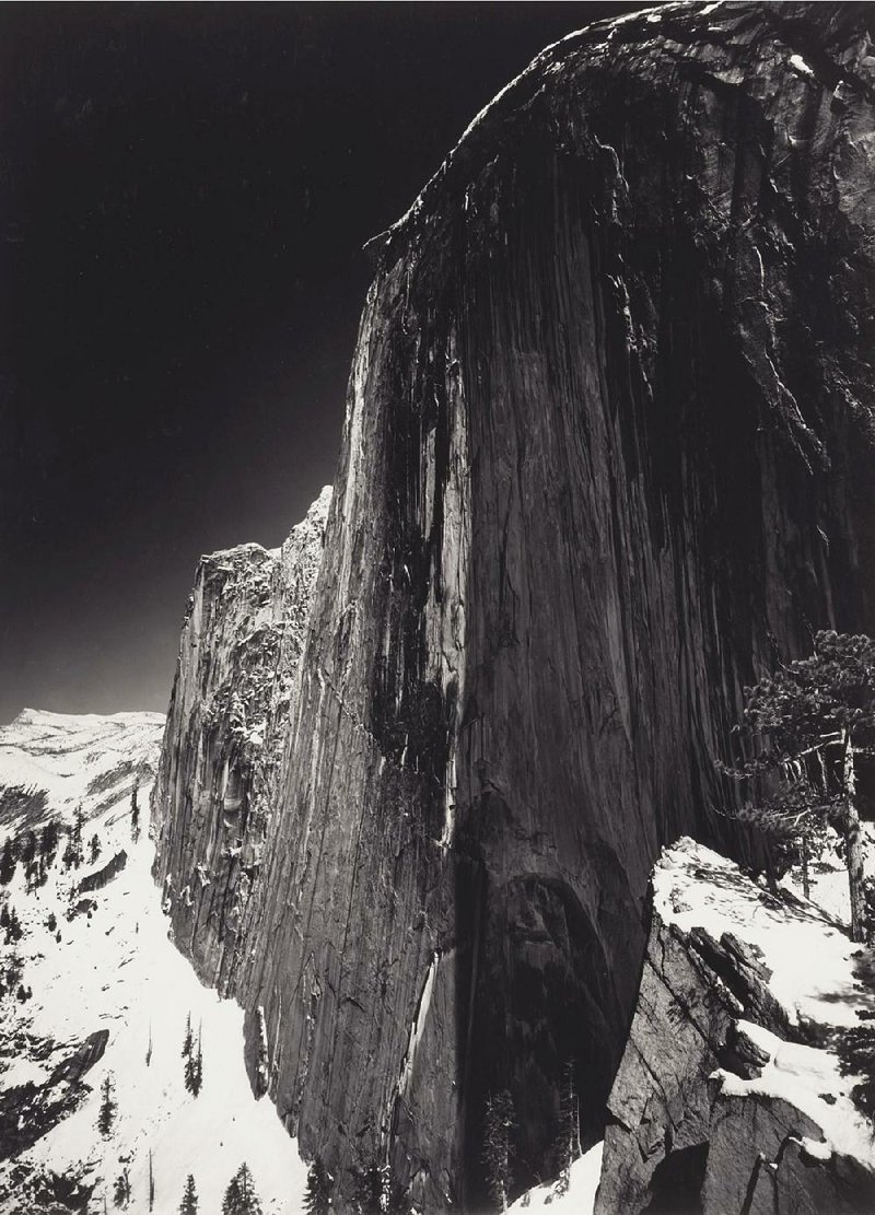 Monolith, the Face of Half Dome was taken by Ansel Adams in 1927 at Yosemite National Park.