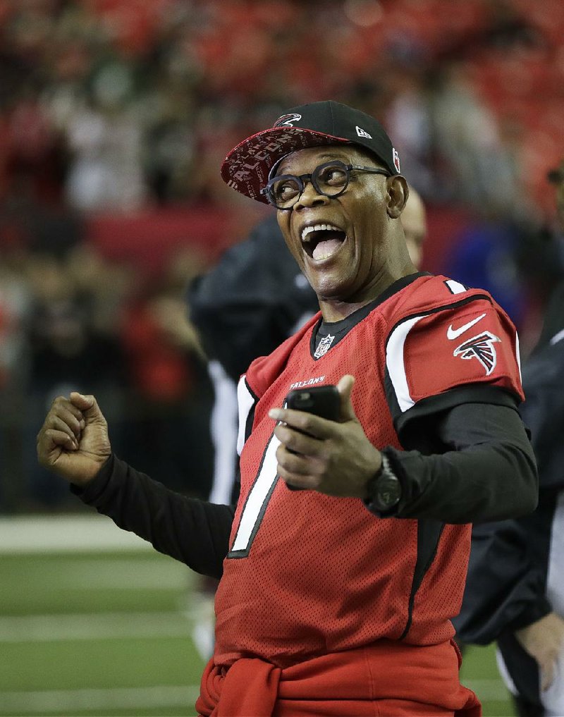 Atlanta fans are not known as being the most enthusiastic in professional sports, but someone forgot to tell that to actor Samuel L. Jackson.
