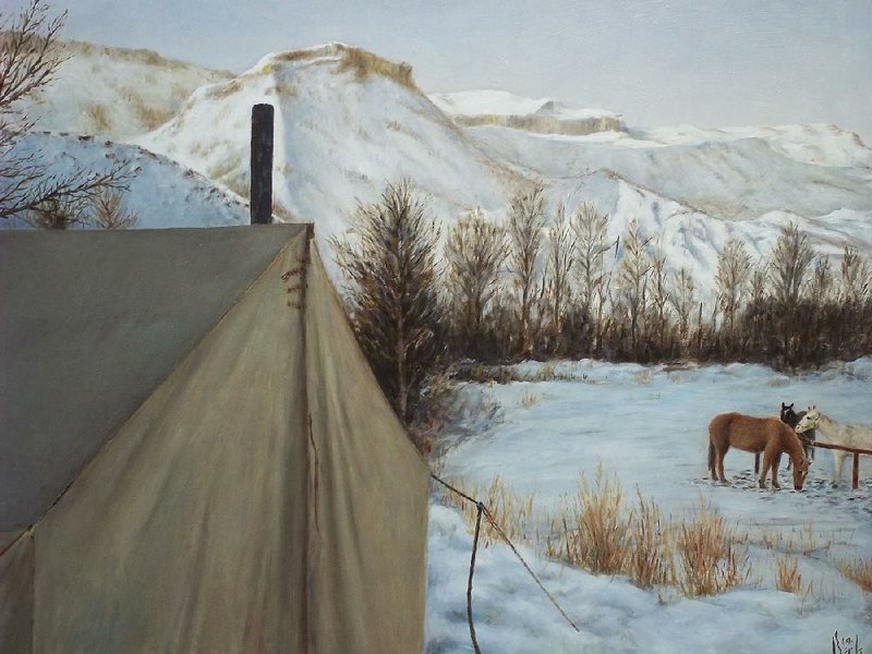 Chet’s Wyoming Elk Hunt is part of “Landscapes,” the January exhibit at the L&L Beck Art Gallery, 5705 Kavanaugh Blvd., Little Rock. Hours are 10 a.m.-6 p.m. Tuesday-Saturday and admission is free. Call (501) 660-4006.
