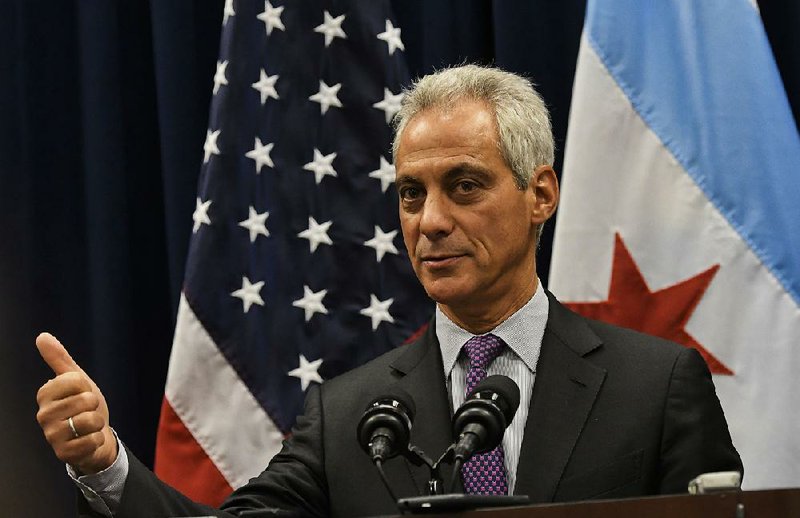 Chicago Mayor Rahm Emanuel holds a news conference Wednesday, a day after saying that “there’s a lot the federal government can do” to help stem violence in his city, such as using U.S. resources to track illegal guns and prosecute criminals.