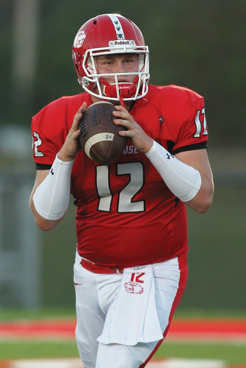 Glen Rose senior quarterback Aaron Weatherford finished the season completing 140 of 243 passes for 58 percent, with 2,511 yards and 27 touchdowns with six interceptions. Weatherford is the 2016 Tri-Lakes Edition Offensive Player of the Year.
