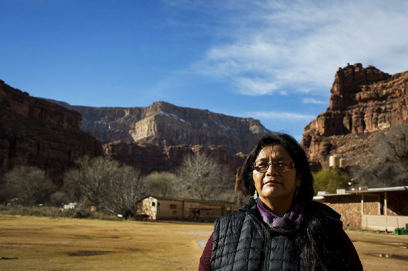 “We’re not asking for a handout,” says Carletta Tilousi, a member of the Havasupai Tribal Council. “All we’re asking is that the government fulfi ll its obligation and help us help our people.”