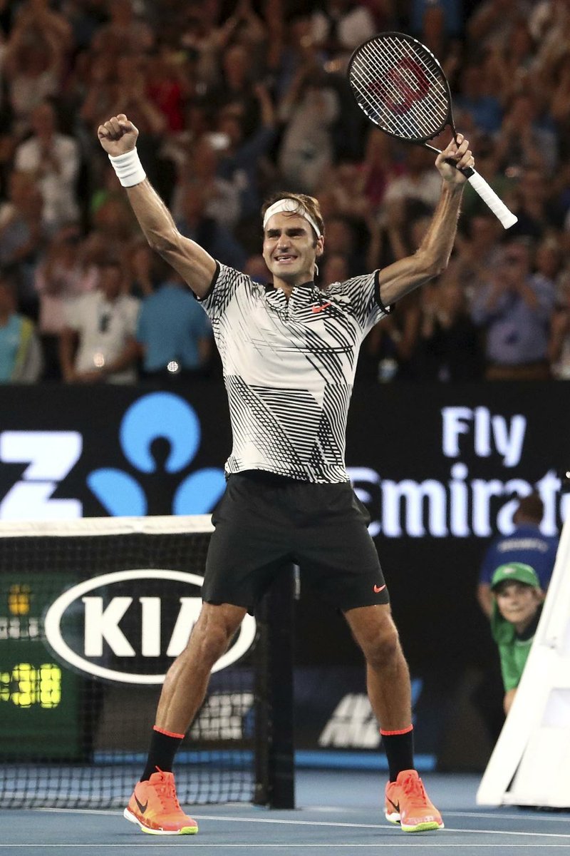 Federer on vintage victory