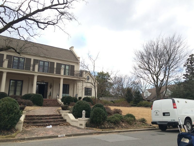 A Pulaski County coroner's van is parked outside a home where a 2-year-old boy died in an elevator accident Wednesday.