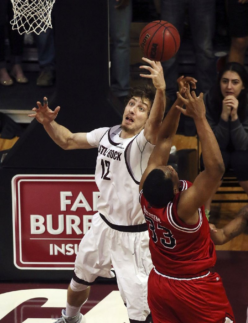 Lis Shoshi has been out of UALR’s lineup since injuring his foot Jan. 9, missing five games. The Trojans have lost five or six.