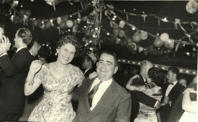 A New Year’s ball at the Jewish Recreational Club in Khartoum, Sudan, is shown in this photo from the 1950s.