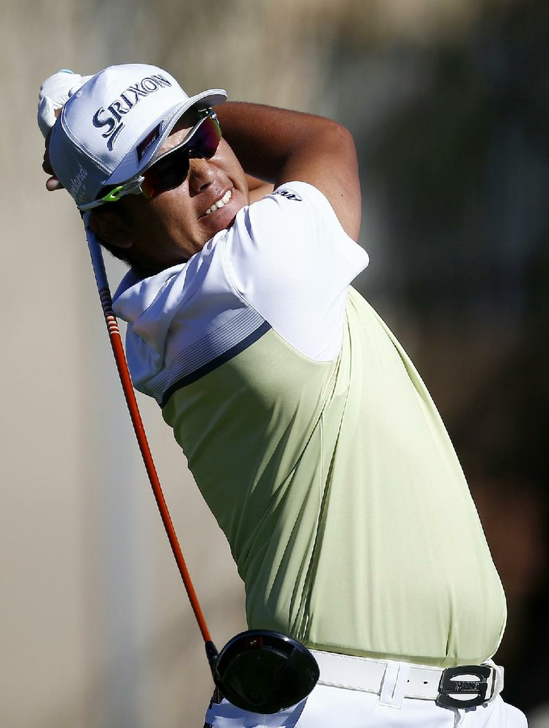 Hideki Matsuyama of Japan needed four extra holes before he could claim his second consecutive Phoenix
Open title Sunday, this time defeating Webb Simpson.