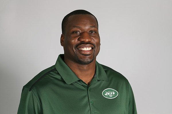 This is a 2015 photo of John Scott of the New York Jets NFL football team. This image reflects the New York Jets active roster as of Wednesday, February 11, 2015 when this image was taken. (AP Photo)
