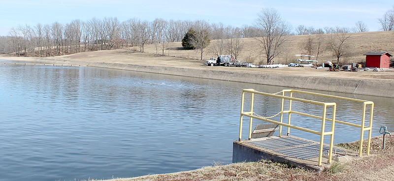 Keith Bryant
One of the concrete-lined lagoons in the city's current sewer treatment facility.