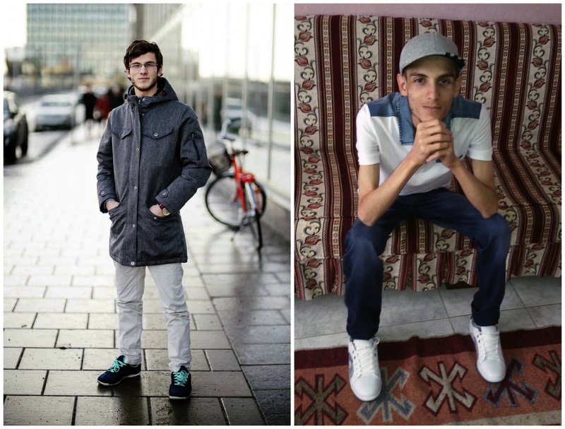  In this combination of two photos of Omar Alshogre, a 21-year Syrian former detainee, now living in Stockholm, Sweden. The left picture is of Alshogre taken on January 2017 in Stockholm, Sweden. The right picture is of Alshogre in July 2015 in Antakya, Turkey, a month after he got out of Syria's Saydnaya prison, near Damascus. 