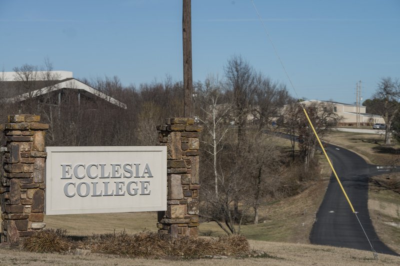 NWA Democrat-Gazette/ANTHONY REYES @NWATONYR
Ecclesia, a private Christian college, Tuesday, Jan. 24, 2017 in Elm Springs. The college has been buying many parcels of land over the past several years for"expansion."
