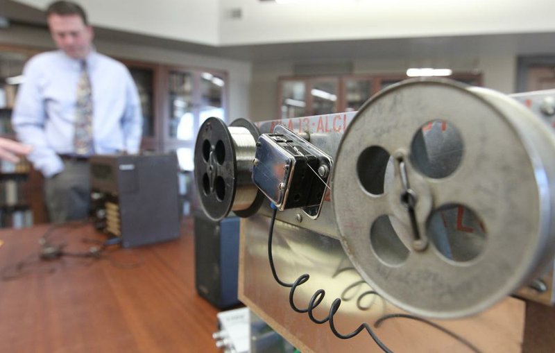 University of Akron multimedia producer Jamie Newell talks about the wire recorder he made from scrounged parts that plays lost songs of concentration camp survivors.  