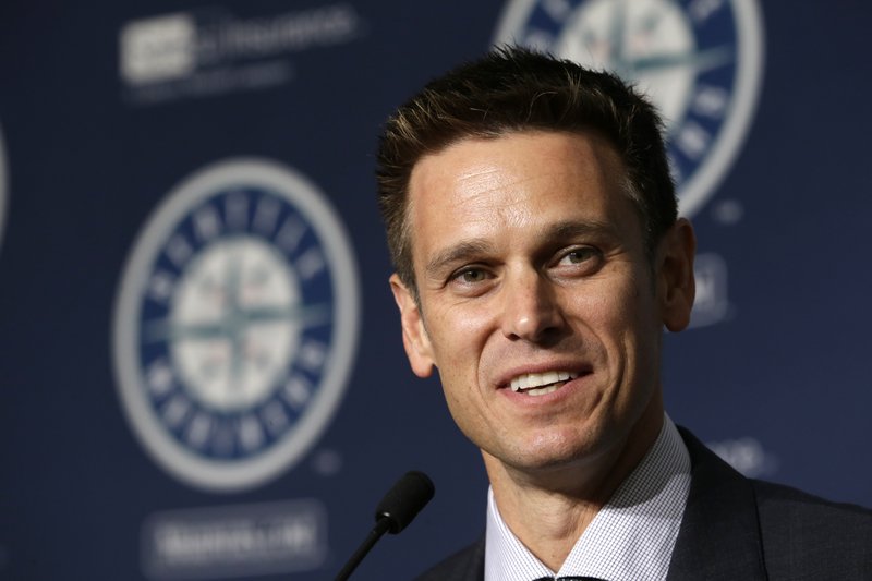 Seattle Mariners general manager Jerry Dipoto is shown in this file photo.