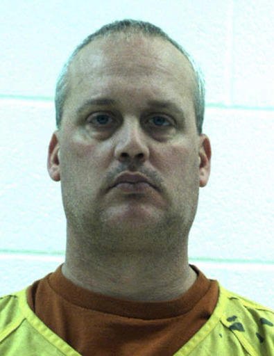 This undated photo provided by the Centre County jail shows Jeffrey Sandusky, who was charged Monday, Feb. 13, 2017, with multiple charges of sexual offenses involving children. 
