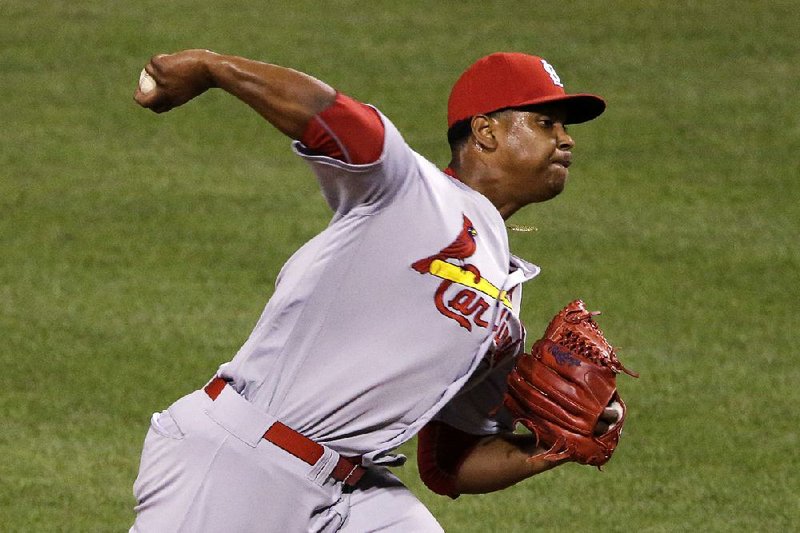 St. Louis Cardinals pitcher Alex Reyes was sent for a magnetic resonance imaging scan of his right elbow Tuesday. The rookie right-hander was considered one of the favorites for National League rookie of the year.