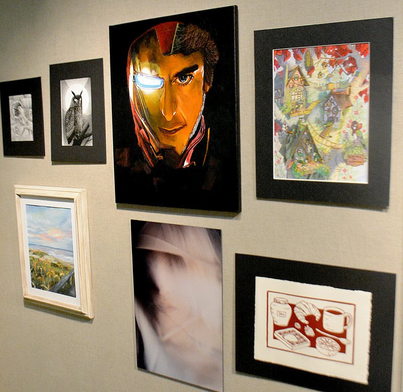 Janelle Jessen/Herald-Leader John Brown University students will get a chance to display their artwork during the annual Student Showcase. The exhibit will open with a reception from 6 to 7:30 p.m. on Friday.