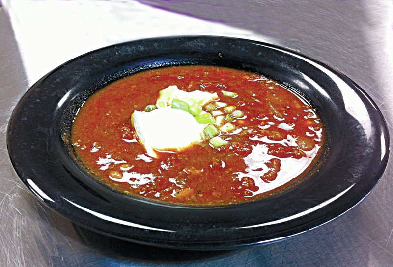 A la Carte&#8217;s daily soup menu includes chili, both beef and bean, as well as a vegan version.