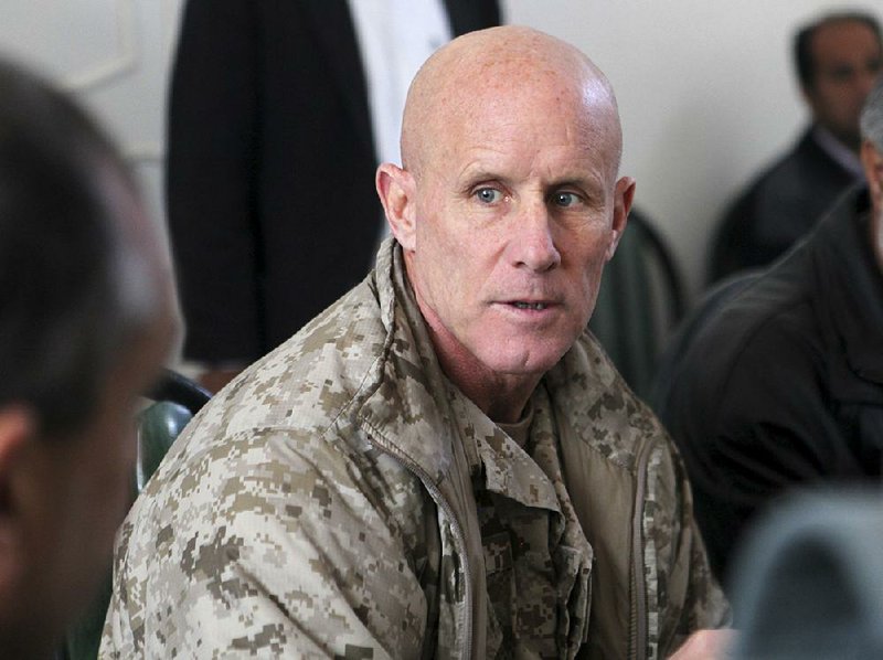 Vice Adm. Robert Harward, shown during a visit to Afghanistan in 2011, said Thursday evening in declining the offer to become national security adviser that he was “in a unique position finally after being in the military for 40 years to enjoy some personal time.”