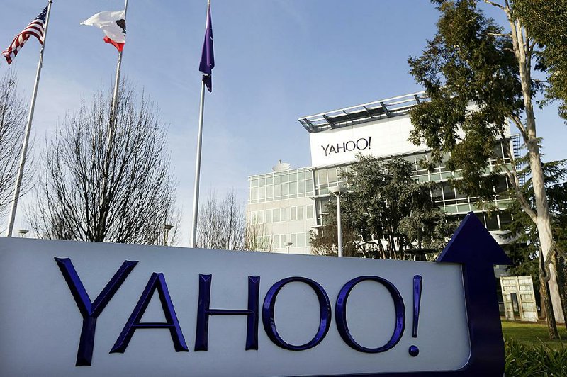 Verizon’s purchase price for Yahoo, its headquarters seen here in Sunnyvale, Calif., in this fi le photo, dropped by $350 million because security breaches raised concerns that people might decrease their usage of Yahoo email and other digital services that Verizon is buying.  