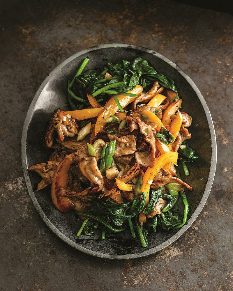 Beef Stir-Fry With Spinach  