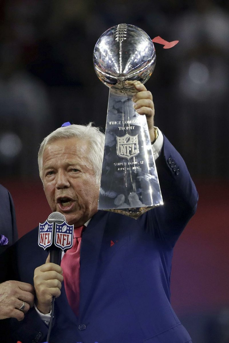 New England Patriots owner Robert Kraft isn’t letting the team’s haters keep him from enjoying his team’s latest Super Bowl victory.