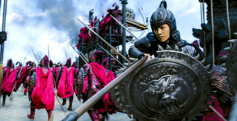 Lu Han stars as Peng Yong in the new film The Great Wall. It came in third at last weekend’s box office and made $21.5 million.
