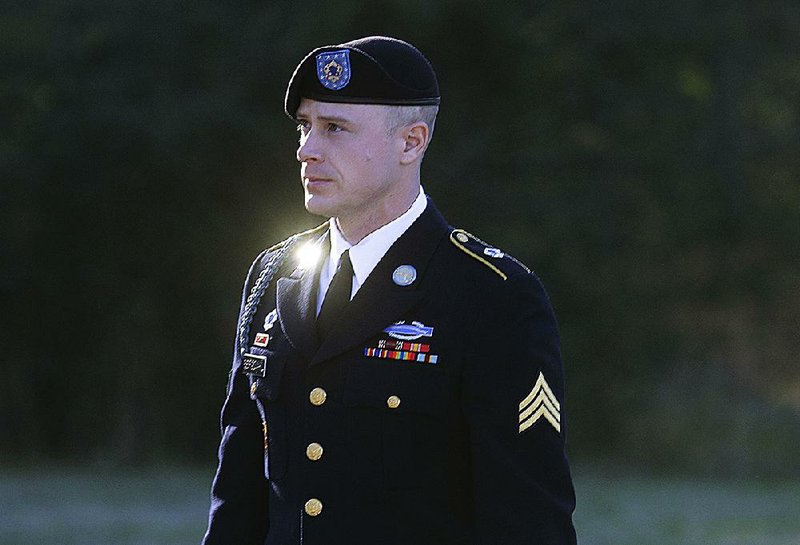 Army Sgt. Bowe Bergdahl arrives for a pretrial hearing on Jan. 12 last year at Fort Bragg, N.C.