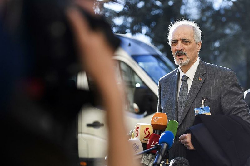 Syria’s ambassador to the United Nations, Bashar al-Ja’afari, arrives Saturday in Geneva for a round of negotiations with opposition delegates, a session mediated by U.N. officials. Al-Ja’afari said deadly synchronized attacks Saturday in Homs were a message from “sponsors of terrorism” and would not go unanswered.