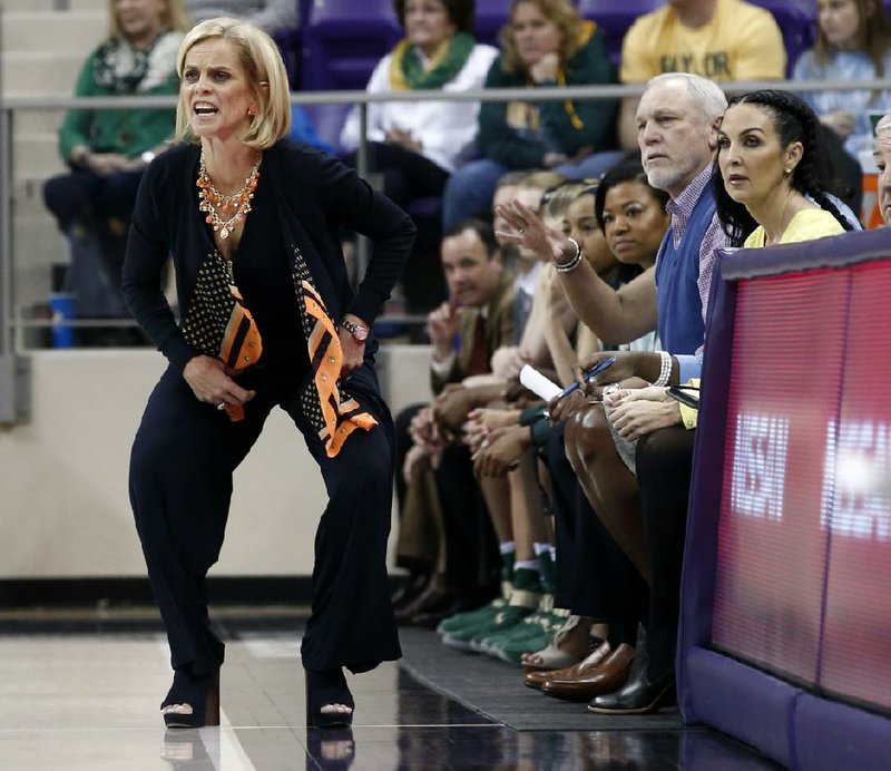 Baylor women’s basketball coach Kim Mulkey apologized Sunday after asking fans to physically confront anybody overheard saying they would never send their daughters to Baylor. Mulkey told fans Saturday night to “knock them right in the face.” 