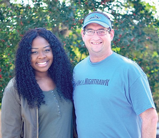 Submitted photo TRIO DUO: National Park College students Keanna Peck, left, and Howard Cheresnick were selected to receive scholarships from the each awarded a scholarship from the Southwest Association of Student Assistance Programs.