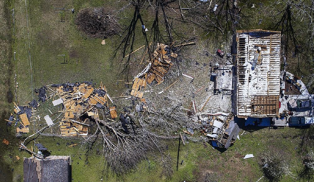 Tornado count rises to 8 after storms rip through Arkansas, weather ...