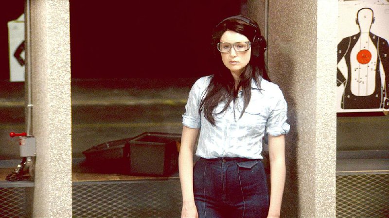Kate Lyn Sheil in full costume and makeup stars as ill-fated newswoman Christine Chubbuck in Robert Greene’s hybrid documentary Kate Plays Christine.