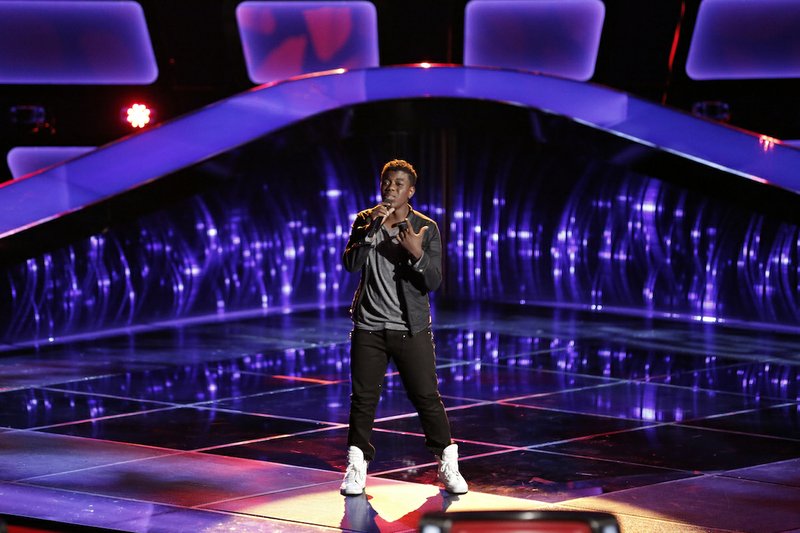 Quizz Swanigan performs on NBC's "The Voice"