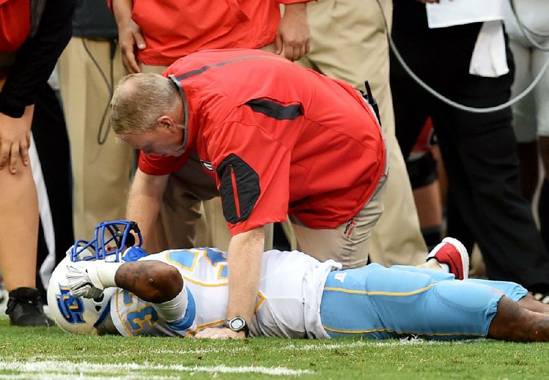 Devon Gales, the former Southern University wide receiver who was paralyzed during a game against Georgia in 2015, was an honorary guest over the weekend at the wedding for the kicker with whom he collided to cause the injury.