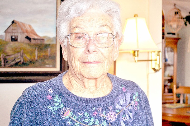 Billie Hickman of Pea Ridge recently shared stories from her past.