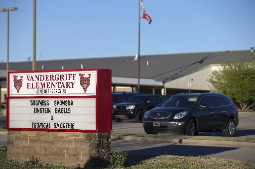 Vandergriff Elementary School in Fayetteville; photographed on Tuesday, March 7, 2017