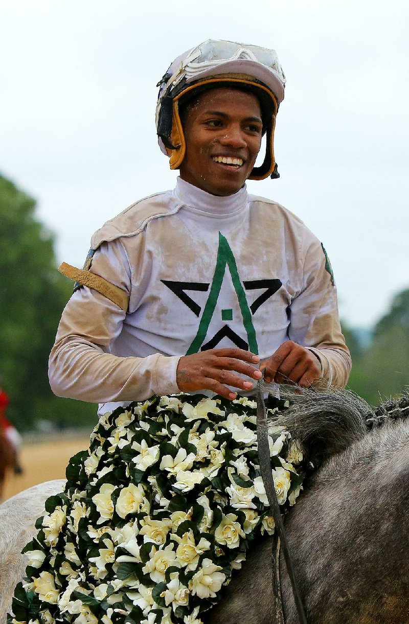 Four-time Oaklawn riding champion Ricardo Santana Jr. is shown in this 2016 file photo aboard Creator.