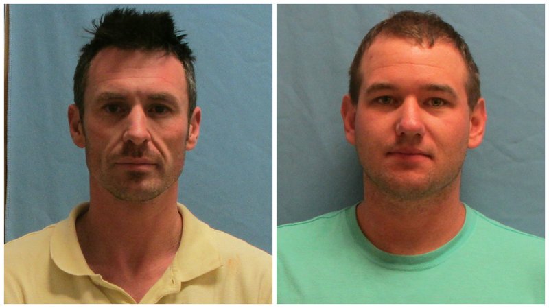 From left, Aaron Roberts Davis, 36, and Mickle Blaine Friddle, 24. 