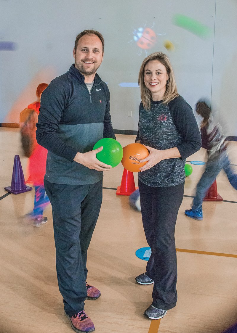 Physical education teachers TJ Stroud and Laura Keller of West Magnet Elementary School of Visual & Performing Arts in Batesville orchestrated a virtual game for their students. After recording the game on video, it went viral with millions of views and hundreds of thousands of likes.