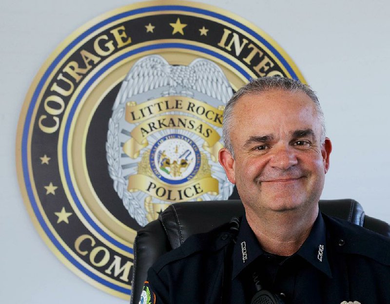 Officer Steve Moore, a 32-year veteran of the Little Rock Police Department, is moving from the department’s detective division to its public information office.