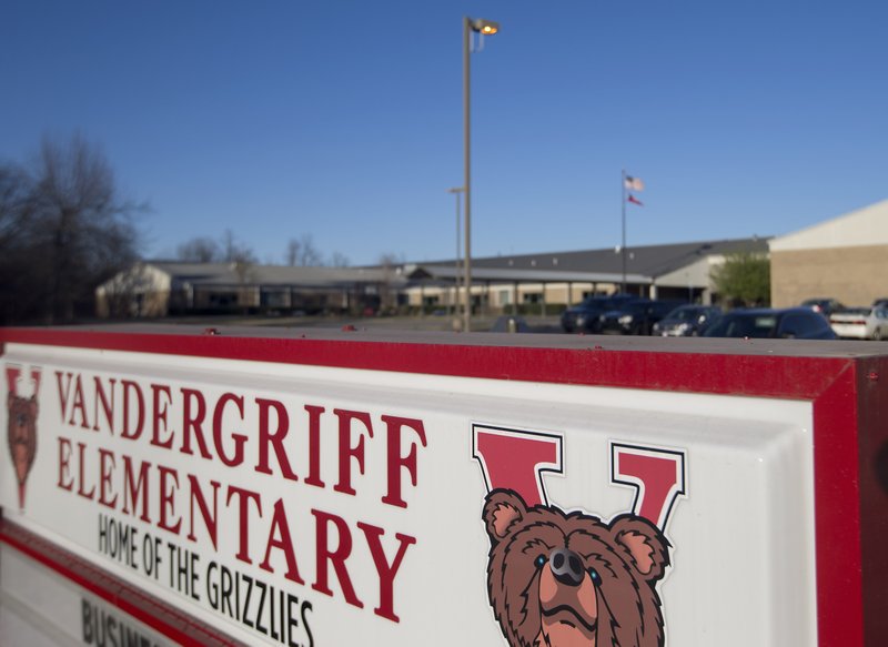 Vandergriff Elementary School in Fayetteville; photographed on Tuesday, March 7, 2017.