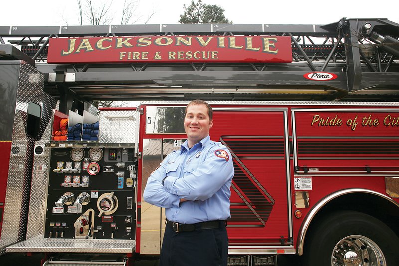 Allen Wells was recently named 2016 Firefighter of the Year for the Jacksonville Fire Department. He earned this honor because of his dedication to improving himself through various certifications and going above and beyond his duties at work.