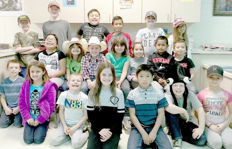PHOTO SUBMITTED BY LADAWN DRAKE The Southwest City Elementary School Art Class of the Month for March is Mr. Hawkins&#8217; third-grade class. Pictured are, front row from left: Aiden Kirby, Salliena Chandler, Mason Burton, Addison Blake, Josue Mendez-Mejia, Ace Pendelton and Alexis Milliner; middle row from left: Maria Gonzalez, Jorja Westrick, Carter McGarrity, Angelica Ortega, Fernanda Ruiz, Yefrey Archaga and Jai&#8217;Shawn Owens; and back row from left: Zachary Wilson, Case Huston, Andy Gonzalez, Jared Rosillo, Brooklyn Burton and Ashlyn Taylor.