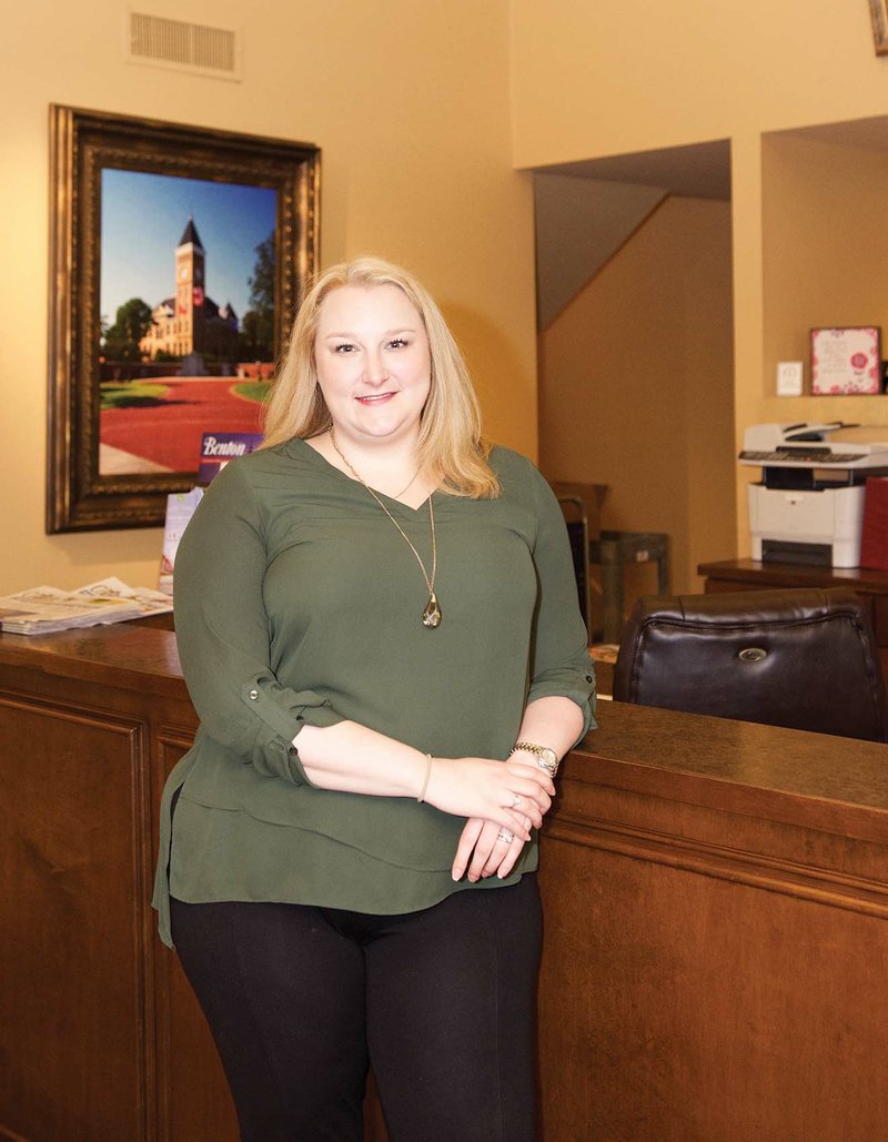 Leigha Jones is the 2017 chairman of the Benton Area Chamber of Commerce Board of Directors. A native of Benton, she is also director of community development for Civitan Services.