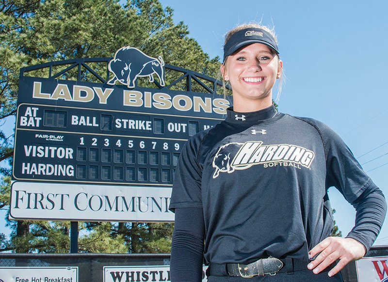 Harding University freshman Autumn Humes threw a five-inning perfect game on March 13 against Ouachita Baptist University in Arkadelphia. Humes, a graduate of Bald Knob High School, struck out eight of the 15 batters she faced in the game and improves to 9-1 on the season.