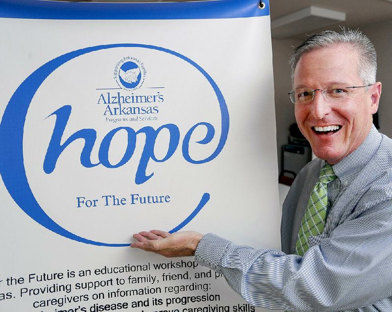 Sam Sellers, board president of Alzheimer’s Arkansas and one of three honorees for its Champions Gala!, first served the organization as a support group facilitator. The gala is Thursday at the Little Rock Marriott. 