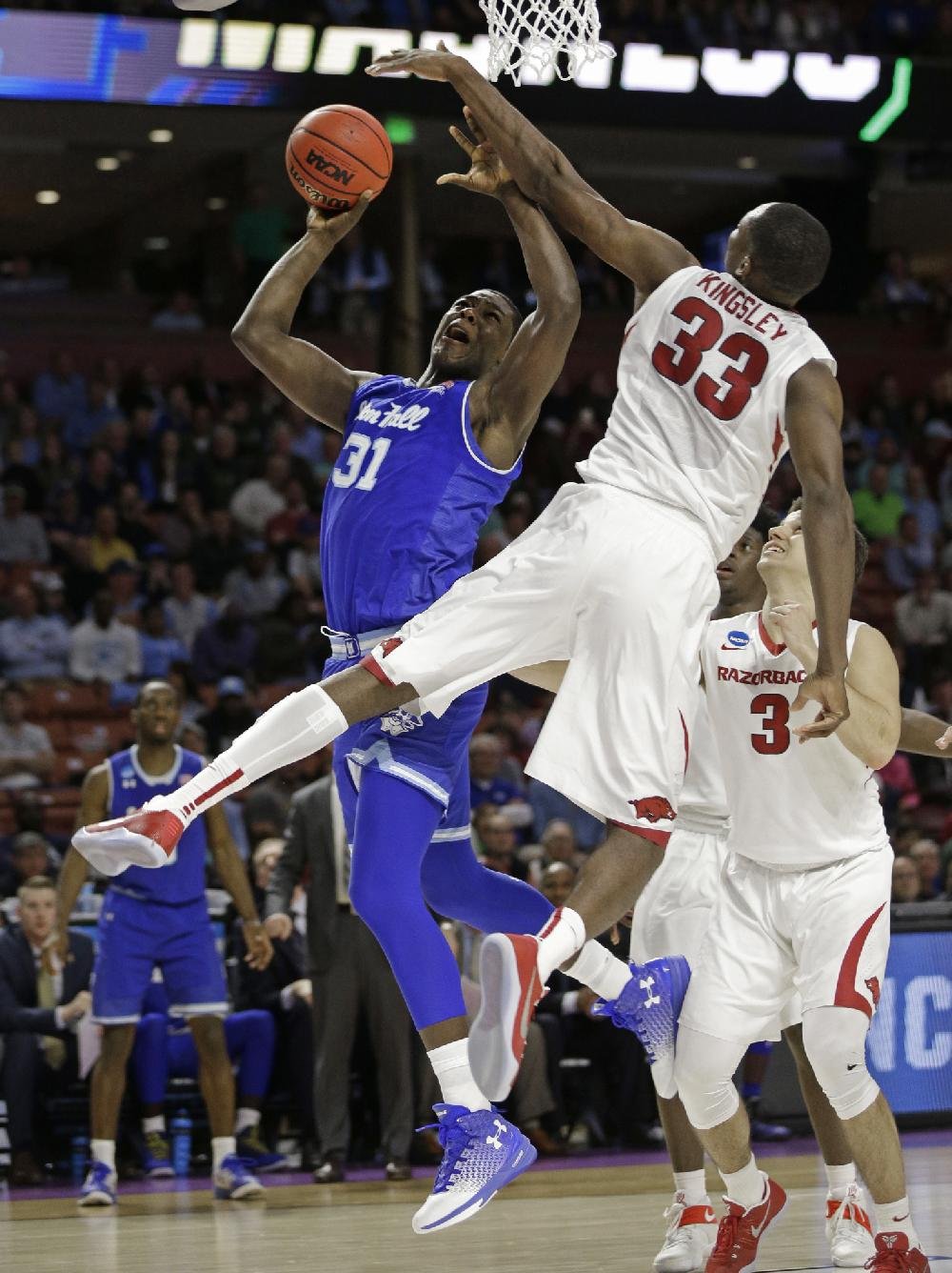 Arkansas beats Seton Hall at the NCAA Tournament