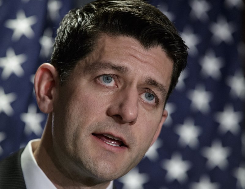 FILE - In this March 8, 2017, file photo, House Paul Ryan, of Wis., speaks during a news conference at Republican National Committee Headquarters on Capitol Hill in Washington. Ryan said he will seek changes to a divisive GOP health care bill to provide more help to older people hard hit by the plan. A Congressional Budget Office analysis concluded that older people would likely pay higher premiums under the proposal to repeal and replace Barack Obama's health care law. (AP Photo/J. Scott Applewhite, File)