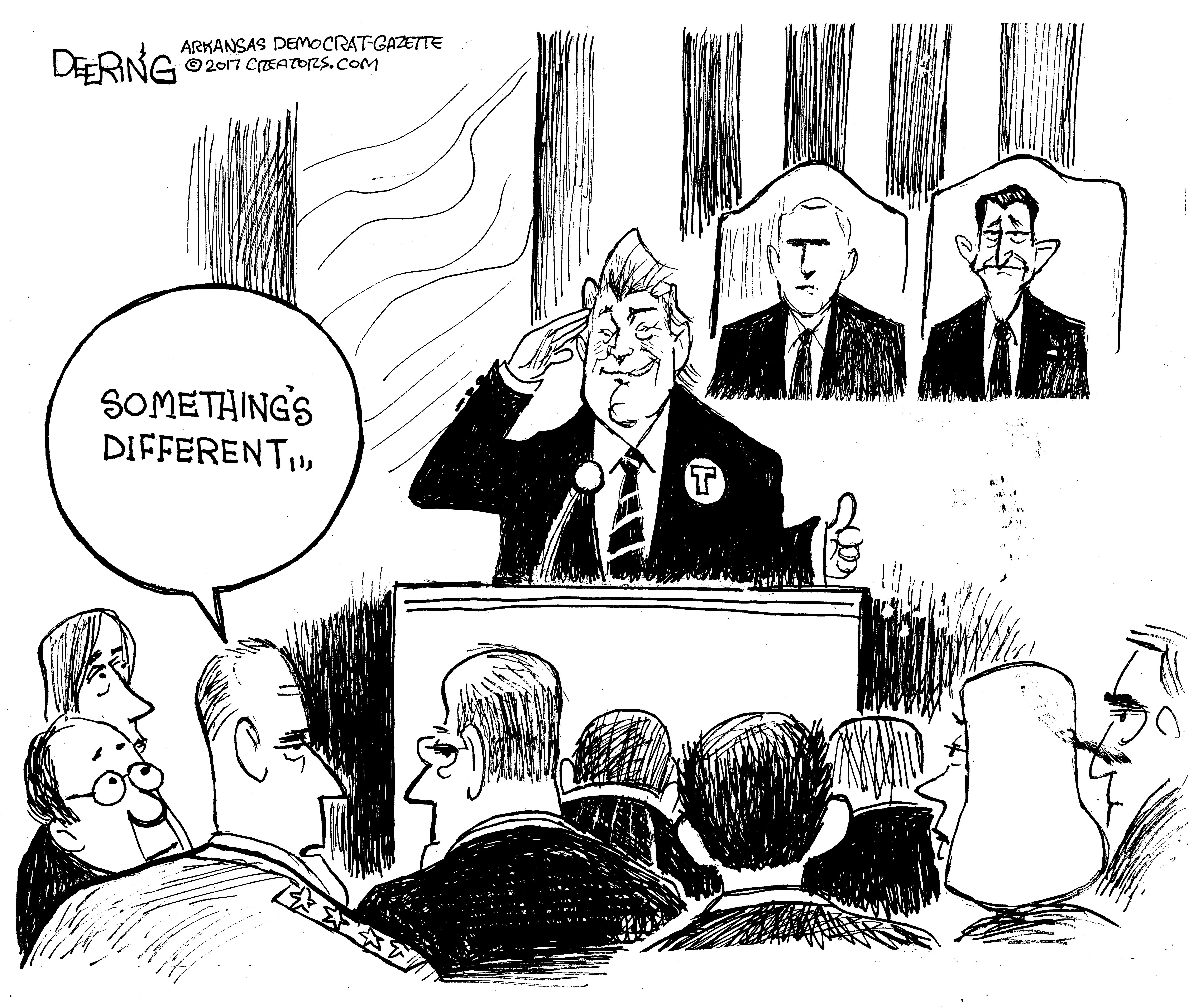 John Deering Editorial Cartoon 3/2/17