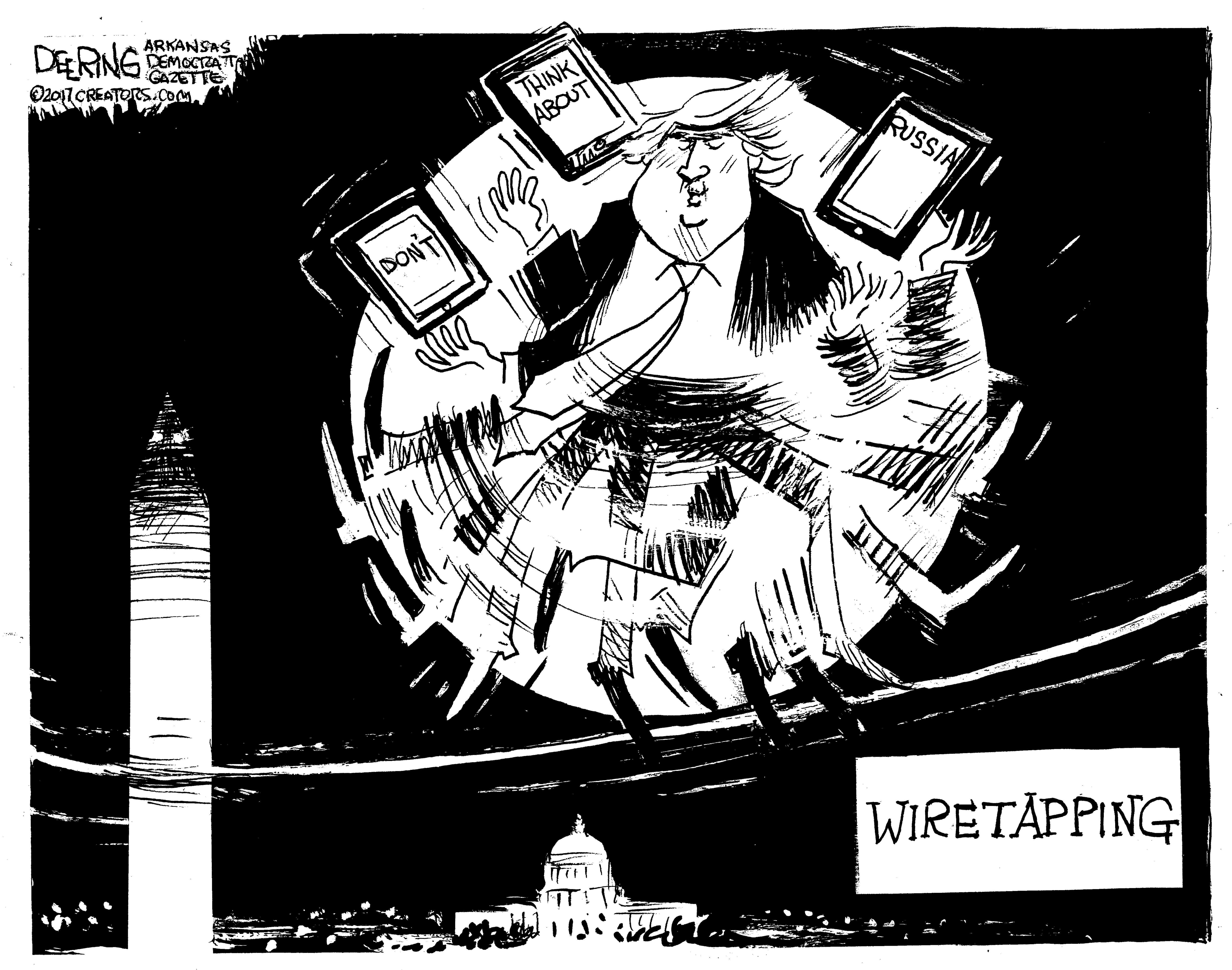 John Deering Editorial Cartoon 3/7/17